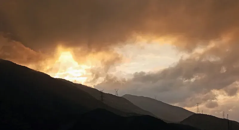 A warm sunset in the White City