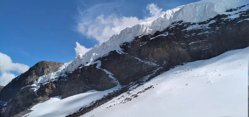 Majestic snowy Andean peaks
