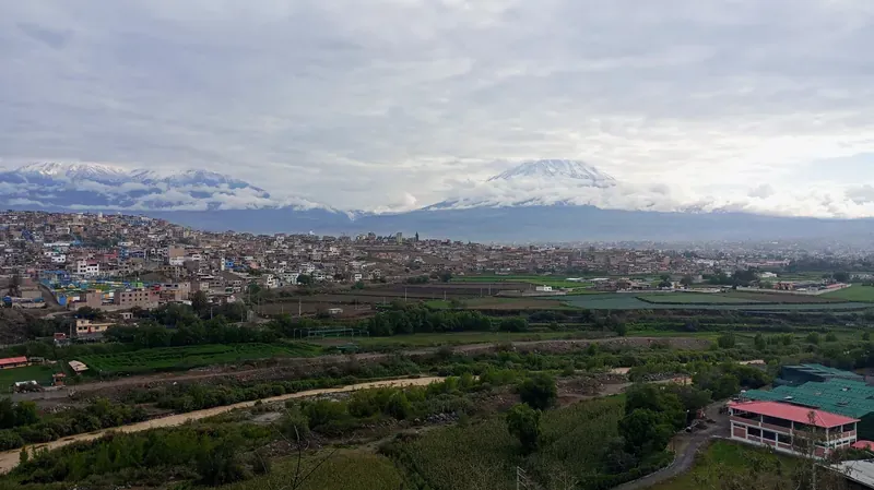 Arequipa expanding beneath the Misti