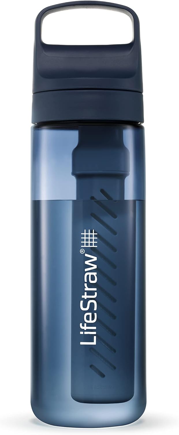 Filter bottle: Clean drinking water anywhere, ideal for hiking routes.