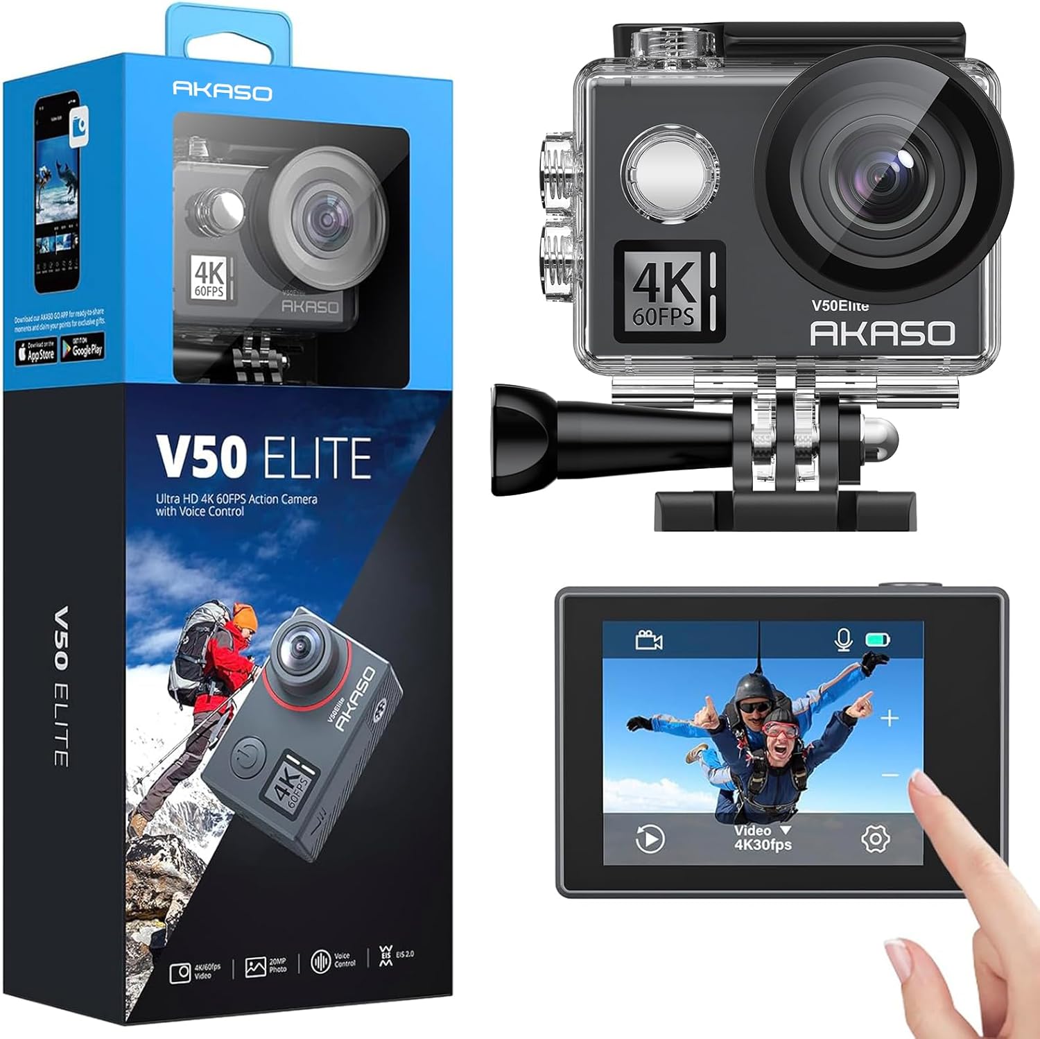 Action camera: Capture incredible videos in extreme conditions or adventure.